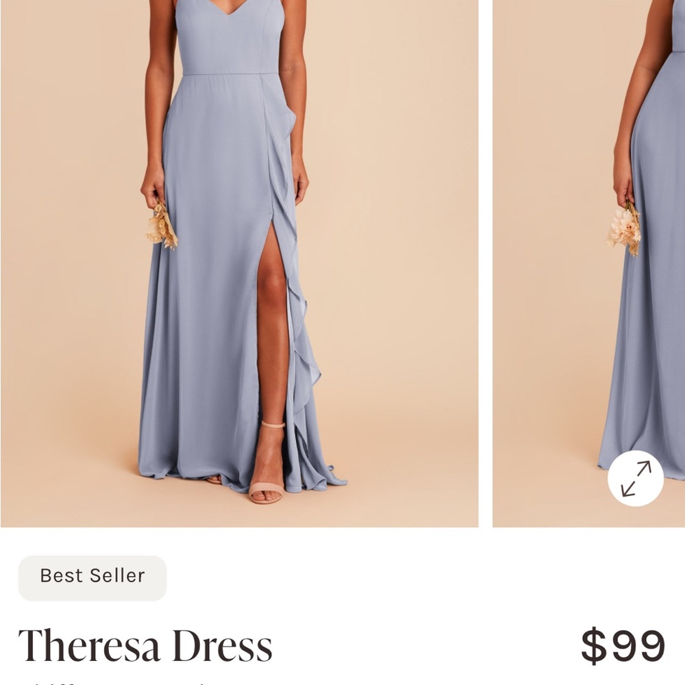 Birdy Grey Slate Blue Maxi Dress